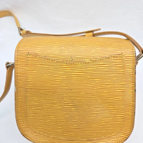 Louis Vuitton Saint-Cloud Mini Tassiri Yellow Epi Leather shoulder bag.